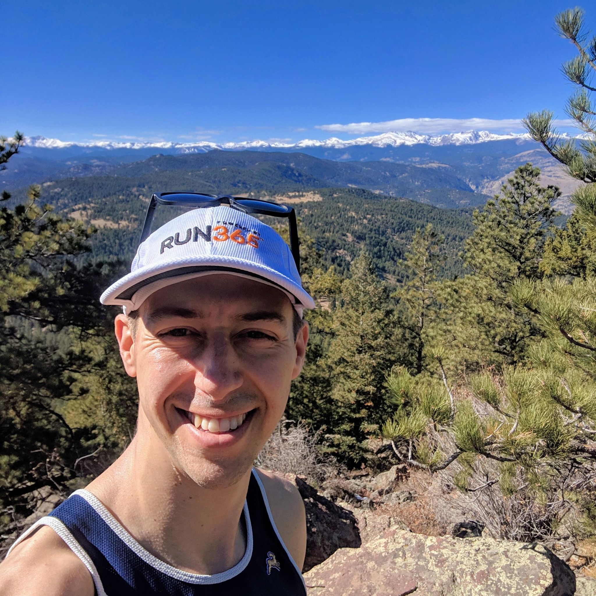 A Strava post from a run