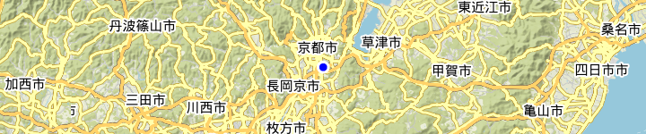 A map of Fushimi Inari.