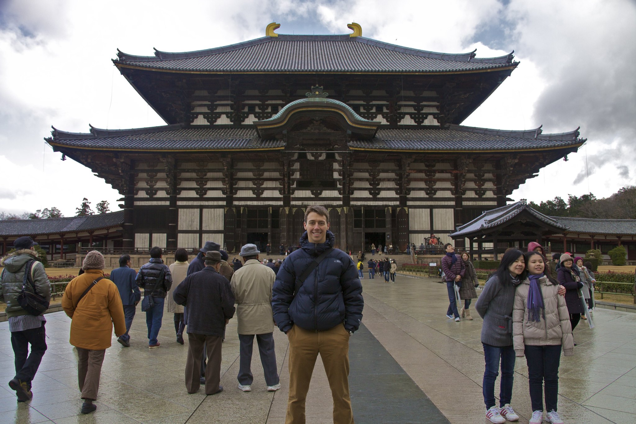 Me in front of Todaiji.