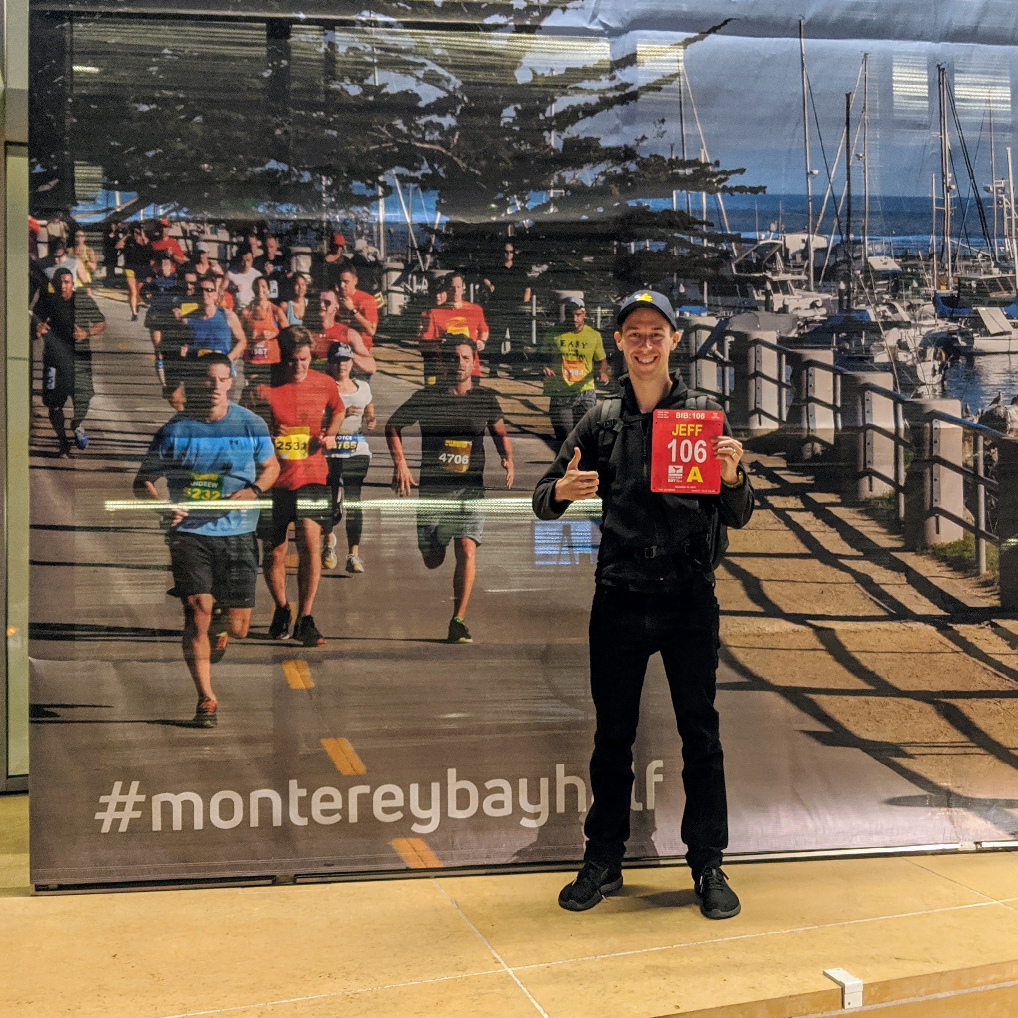 Jeff at the Monterey Half Marathon