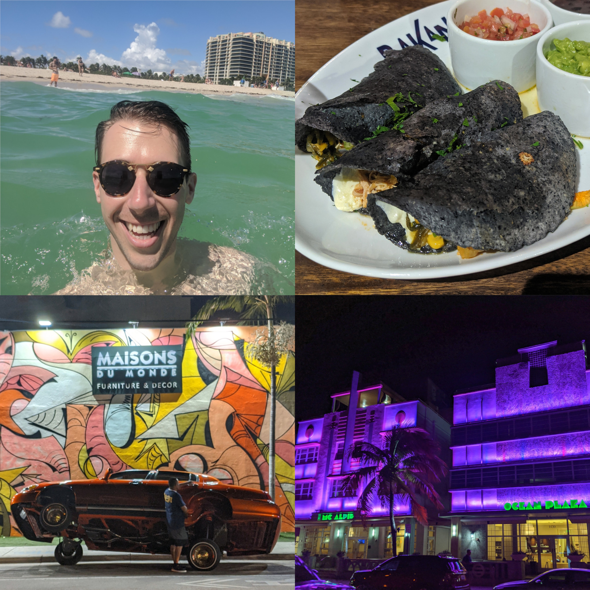 Swimming, tacos, low riders, and cool architecture.