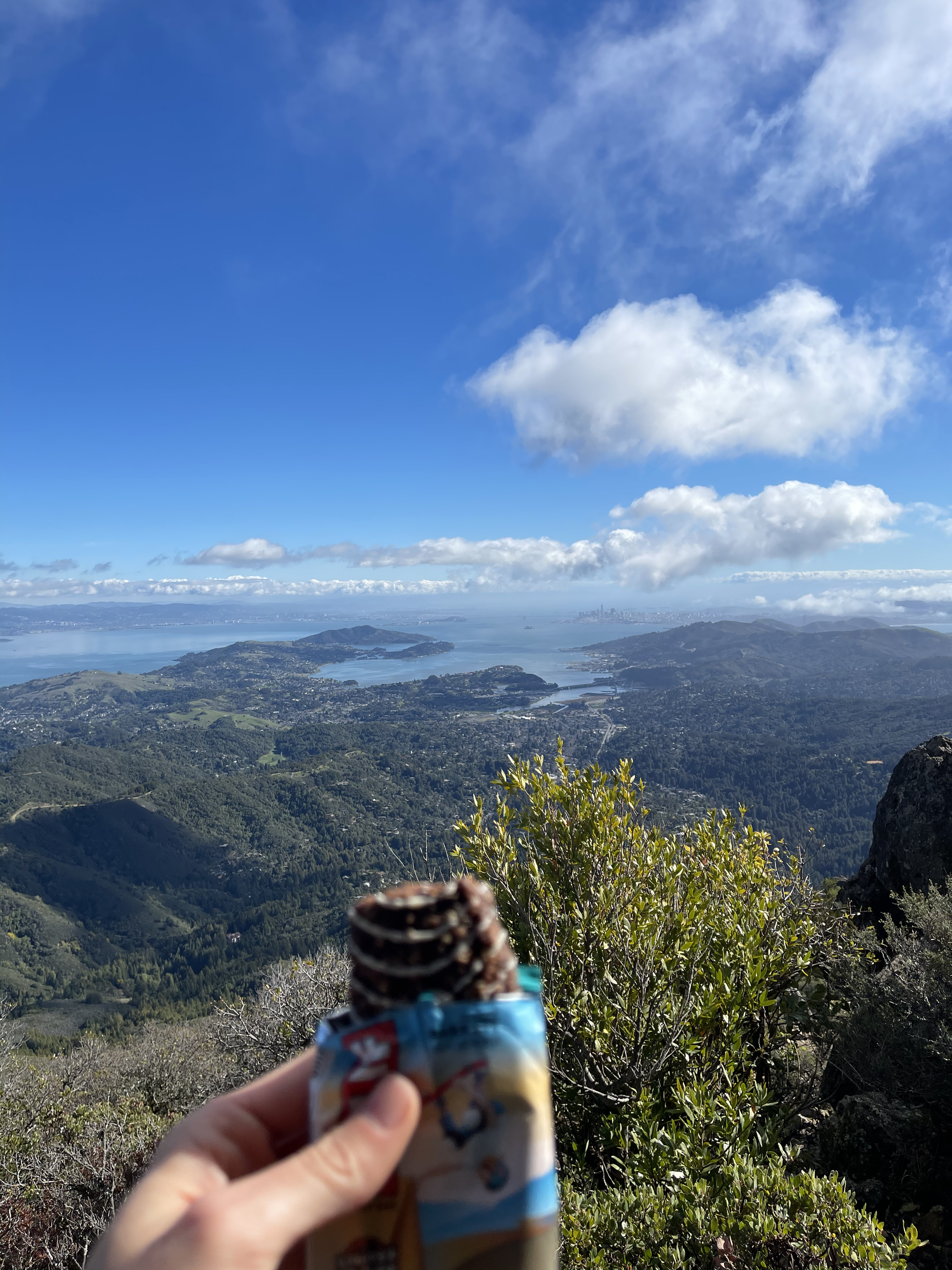 Clif bar on Mt. Tam