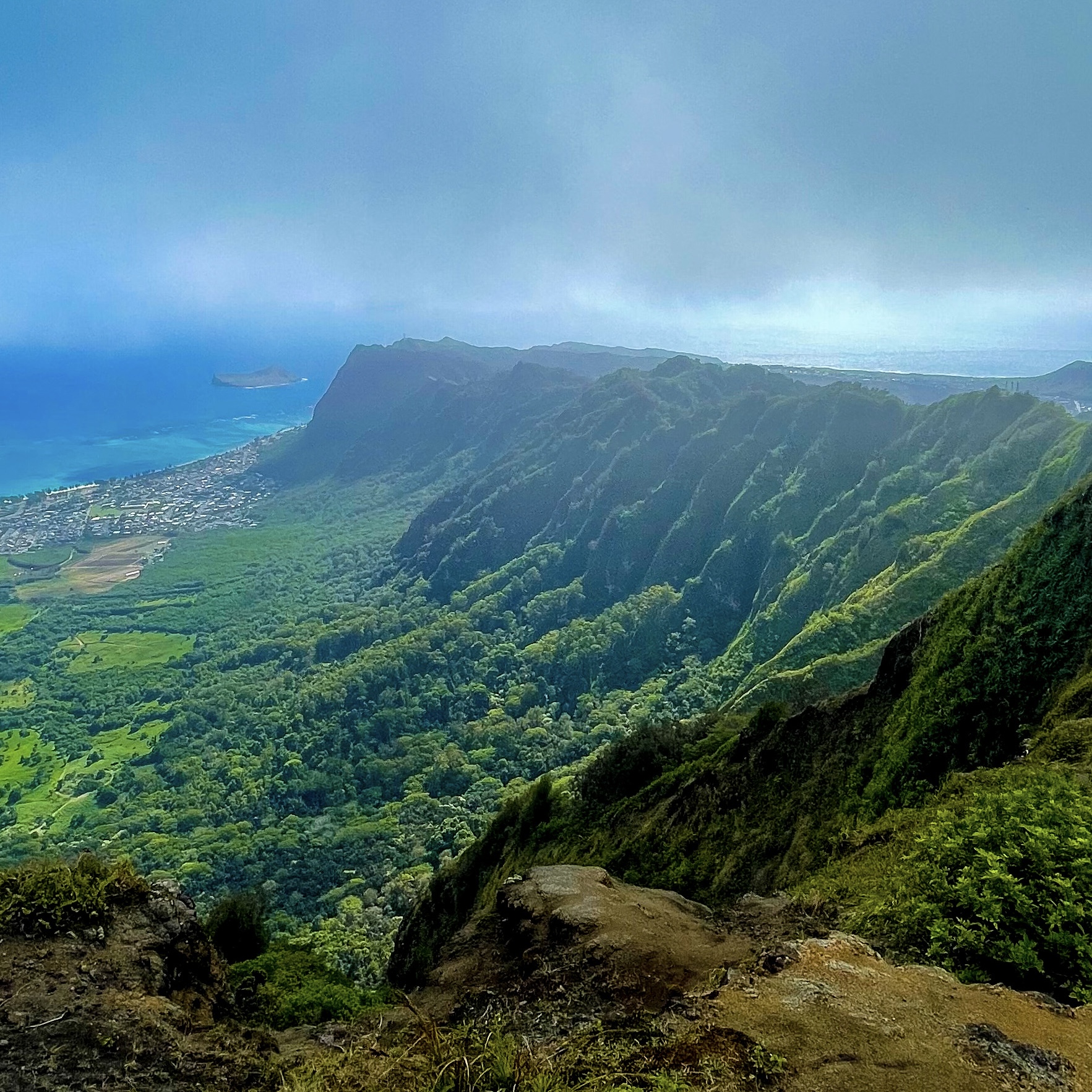 View from the second peak.